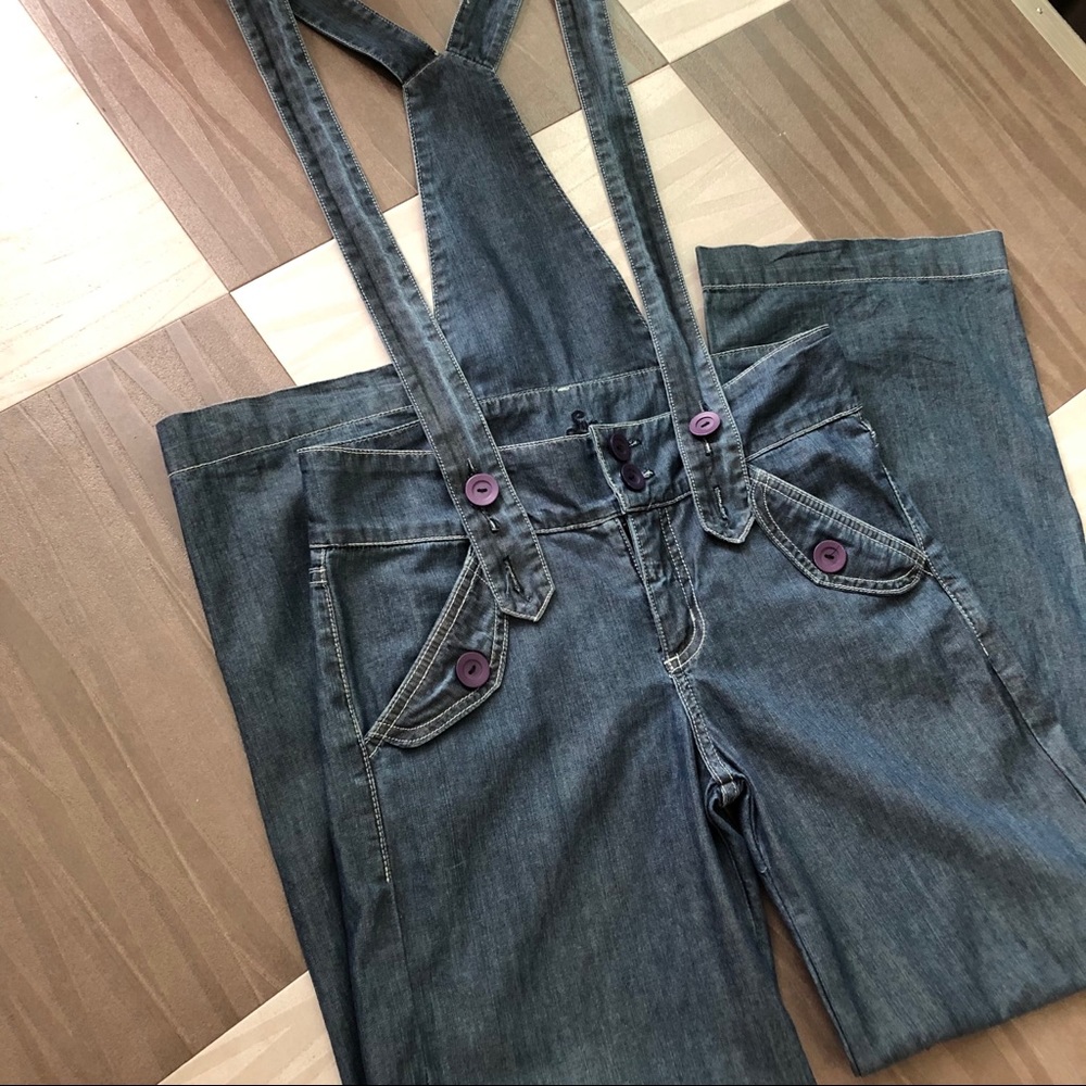 80's Denim Overalls - Denim Jean Overalls - Size 6 - Picture 9 of 9
